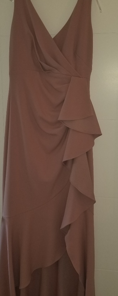 Beautiful blush long evening gown